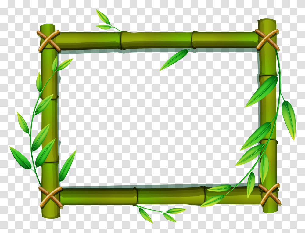 Jpg Black And Bamboo Frames Clipart, Plant, Construction Crane, Bamboo Shoot, Vegetable Transparent Png