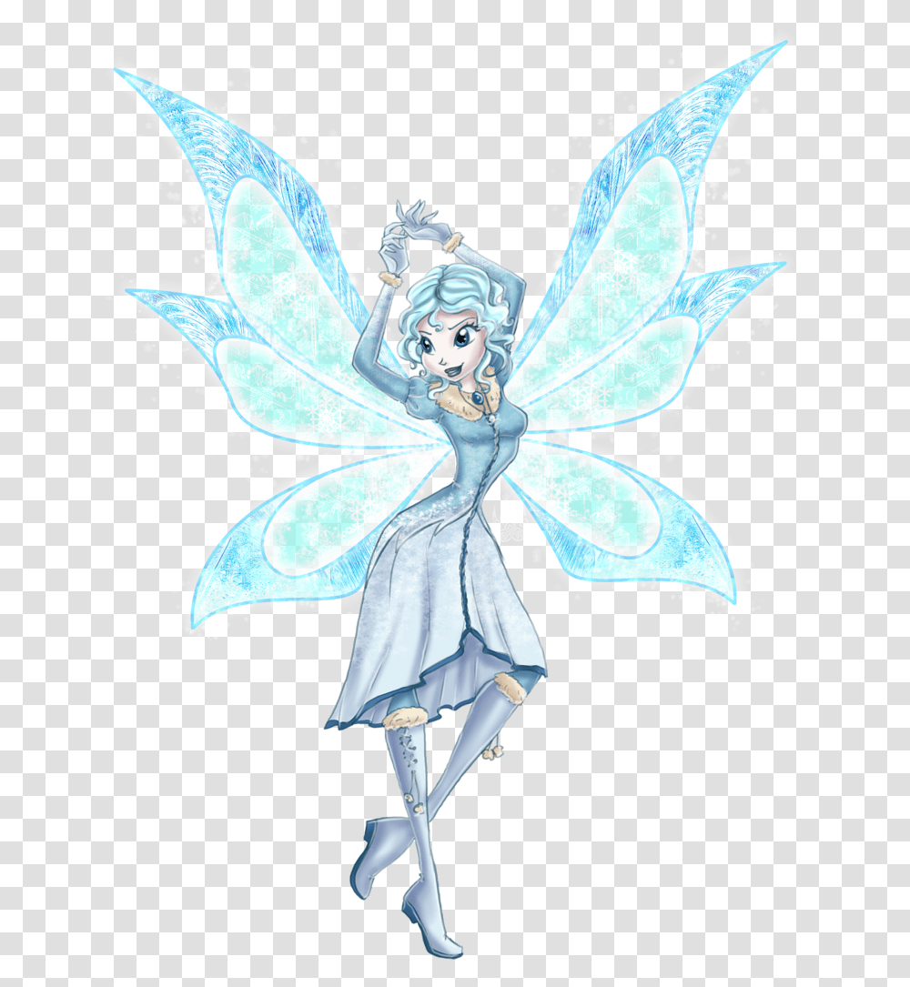 Jpg Black And White Fairy Winter Winter Fairy, Pattern, Outdoors, Crowd Transparent Png