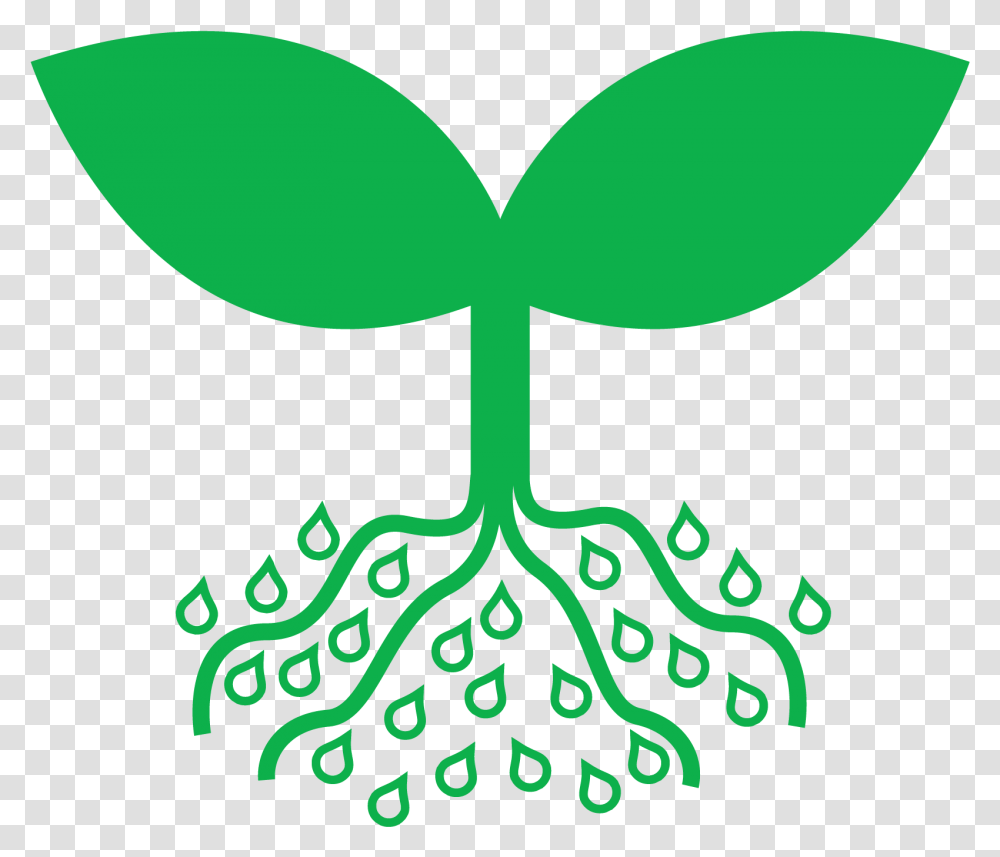 Jpg Download The Living Farming Tree Clipart Fertile Soil, Green, Plant, Root, Symbol Transparent Png