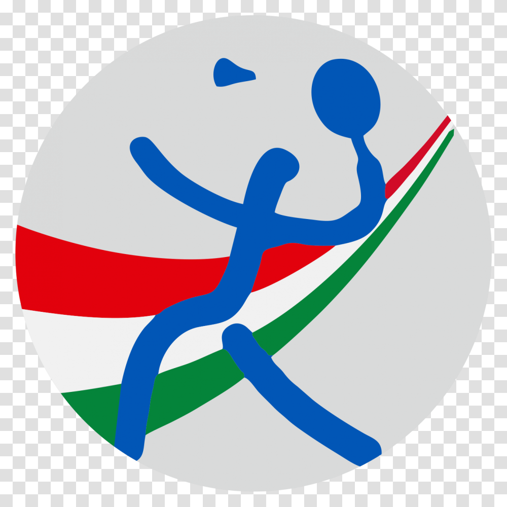 Jpg Free Stock Badminton Clipart Symbol Circle, Logo, Trademark, Smile, Face Transparent Png