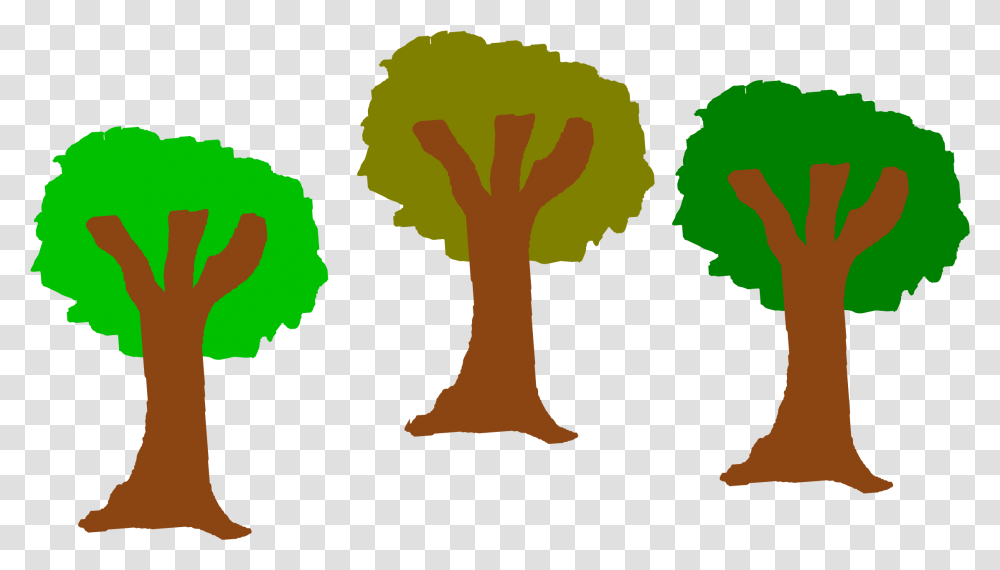 Jpg Free Stock Trees Clipart Clip Art Of 3 Trees, Plant, Food, Vegetable Transparent Png