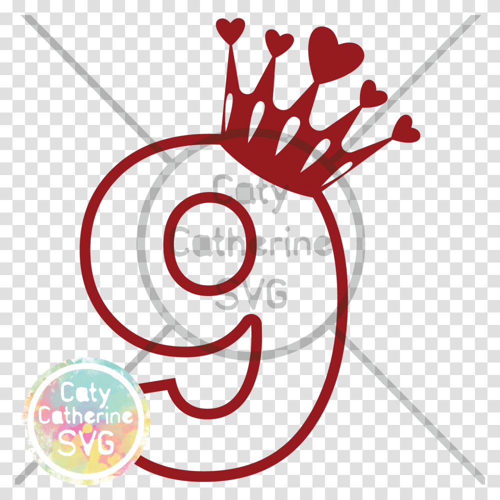 Jpg Library Download Nine Years Old Heart Crown Cut Happy Birthday 2nd Year, Dynamite, Bomb Transparent Png