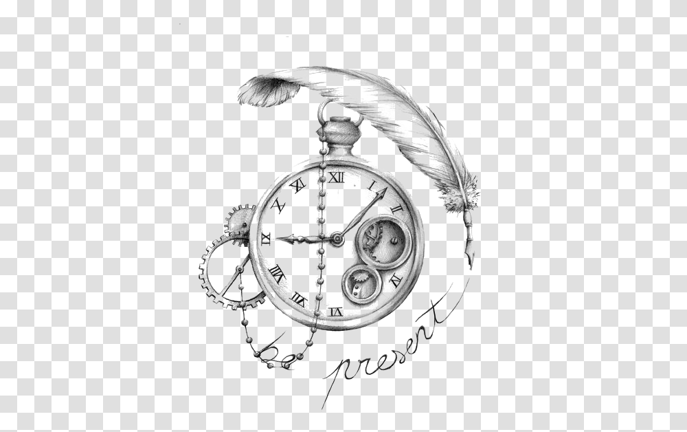 Jpg Stock Sleeve Clock Artist Continental Hour Tattoo Designs, Logo, Trademark, Emblem Transparent Png