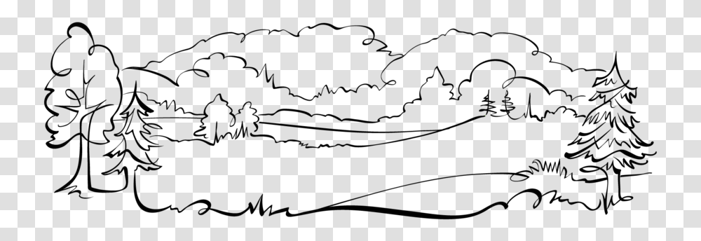 Jpm 1 Landscape Line Art, Gray, World Of Warcraft Transparent Png