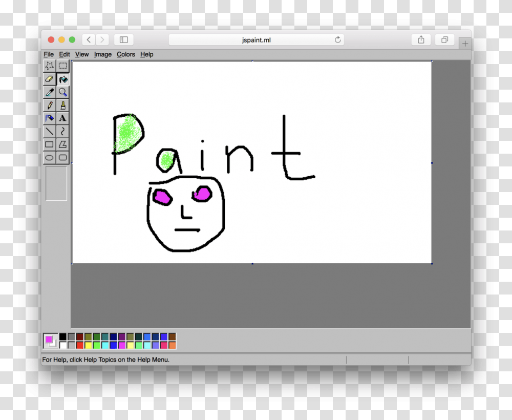 Js Paint, Computer, Electronics, Monitor Transparent Png