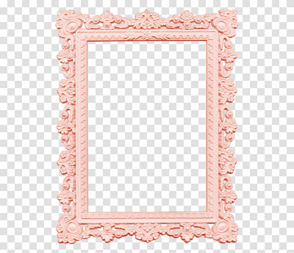 Jss Bellagrace Ornate Frame Pink Light Frame Design Photoshop Hd, Rug, Text, Alphabet, Lace Transparent Png