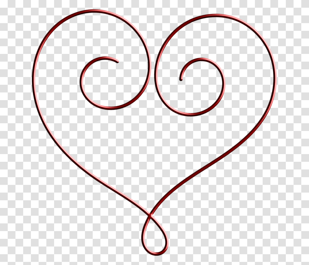 Jss Happycamper Wire Doodle Red, Heart, Pendant, Ornament, Bow Transparent Png