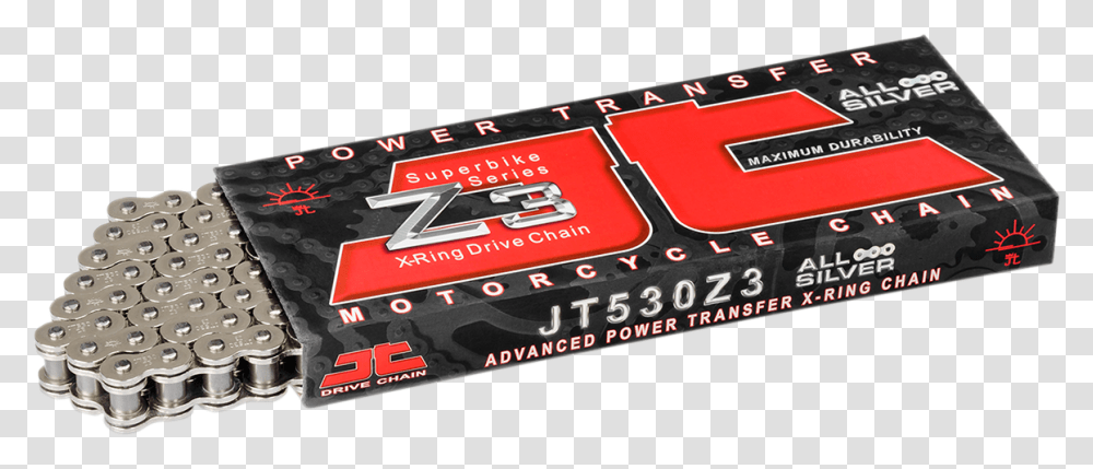 Jt 530 Z3 Heavy Duty X 525 X Ring Zincir, Electronics, Text, Label, Hardware Transparent Png