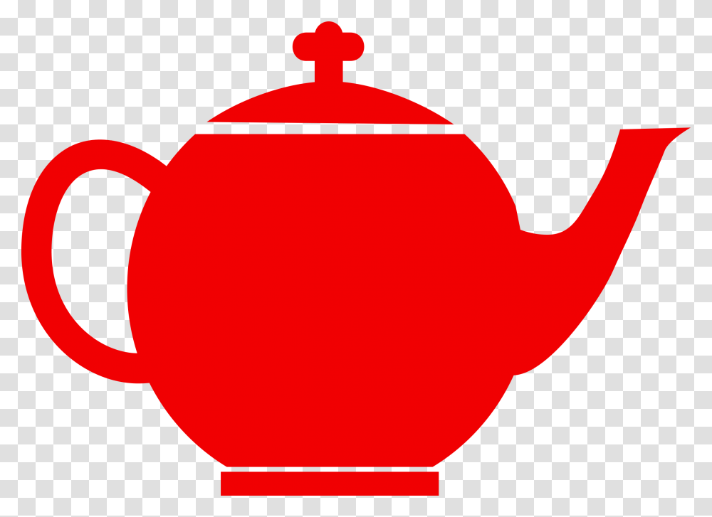 Jubilee Tea Pot Red Icons, Pottery, Teapot Transparent Png