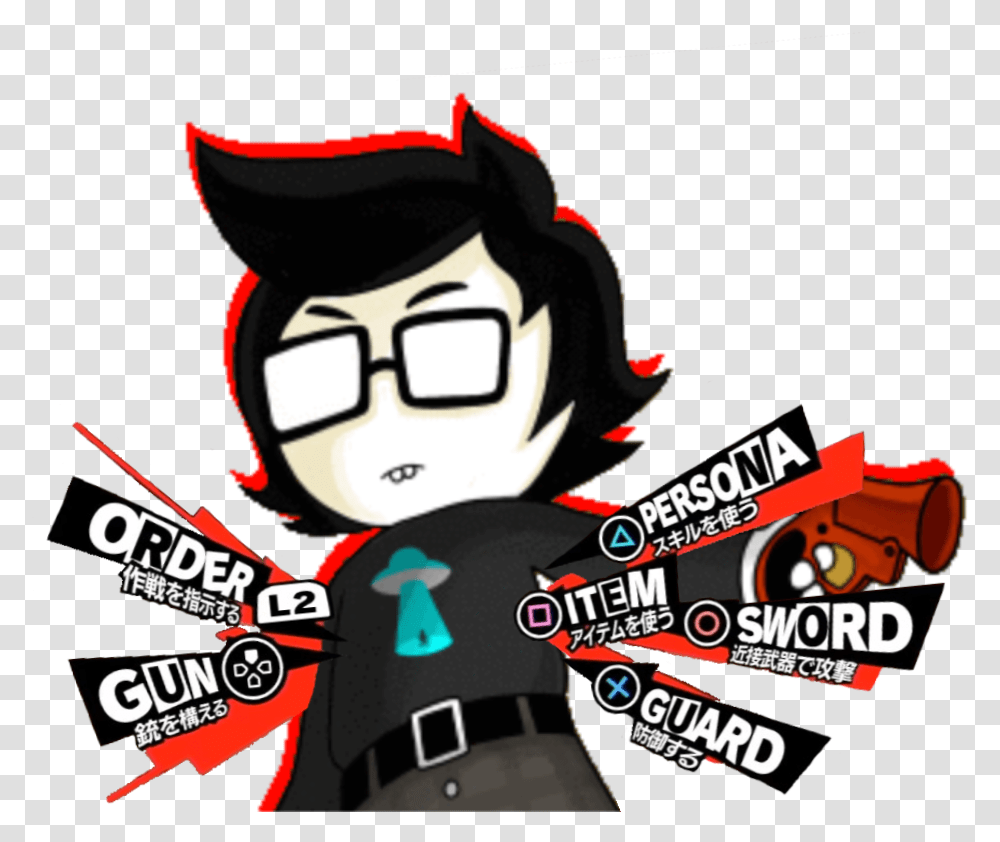 Jude Hiveswap Flare Gun Persona Speech Bubble, Label, Text, Pirate, Poster Transparent Png