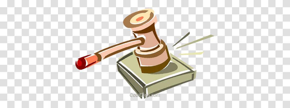 Judges Gavel Royalty Free Vector Clip Art Illustration, Hammer, Tool, Mallet, Wedding Cake Transparent Png