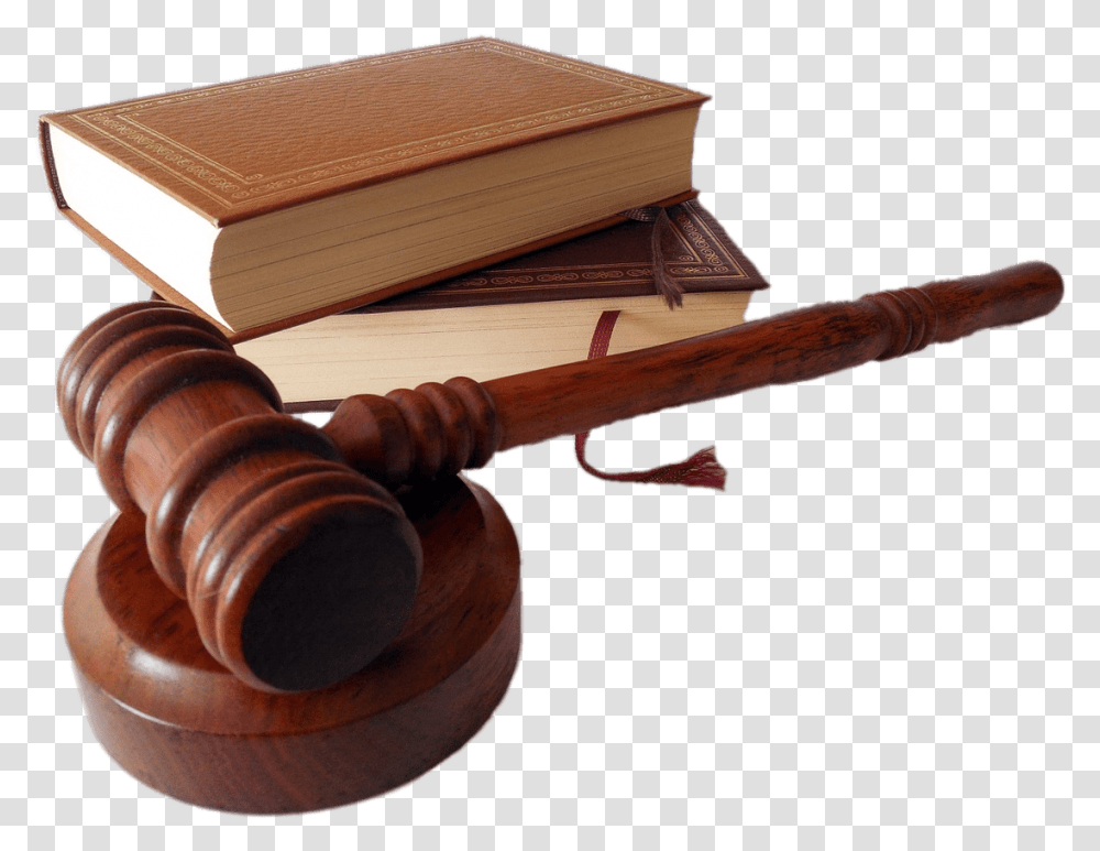 Judges Hammer And Law Books Judge, Tool, Mallet Transparent Png