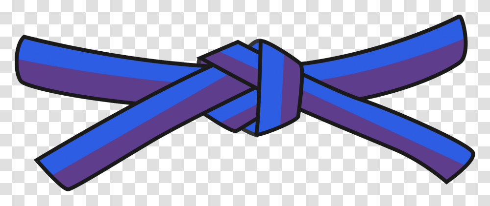 Judo Blue Purple Belt, Tie, Accessories, Accessory, Necktie Transparent Png