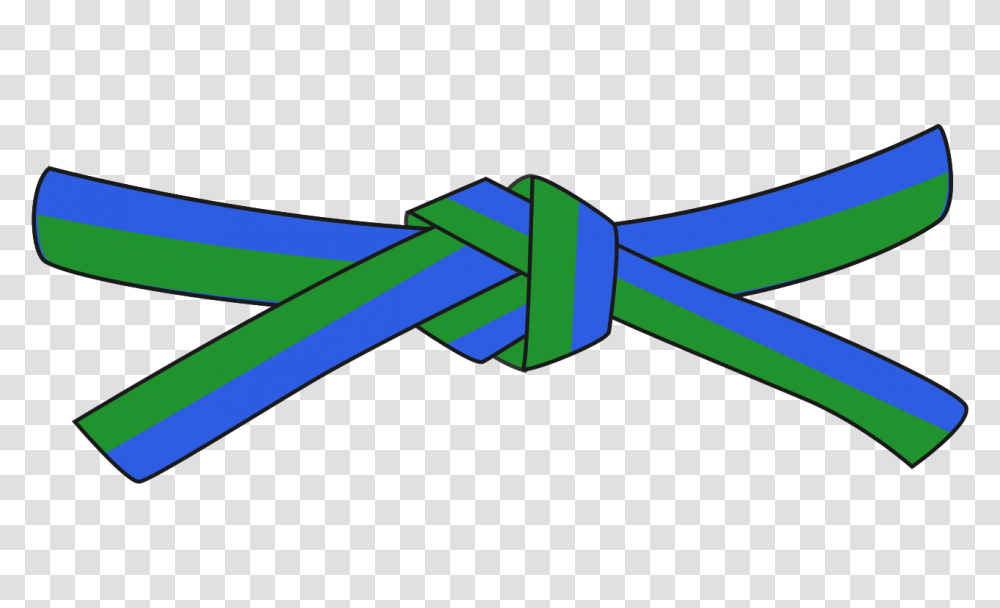 Judo Green Blue Belt, Knot Transparent Png