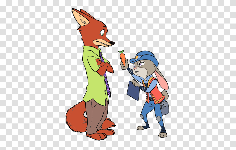 Judy Hopps And Nick Wilde Zootopia Nick Wilde Judy Hopps, Person, Worker, Performer, Video Gaming Transparent Png