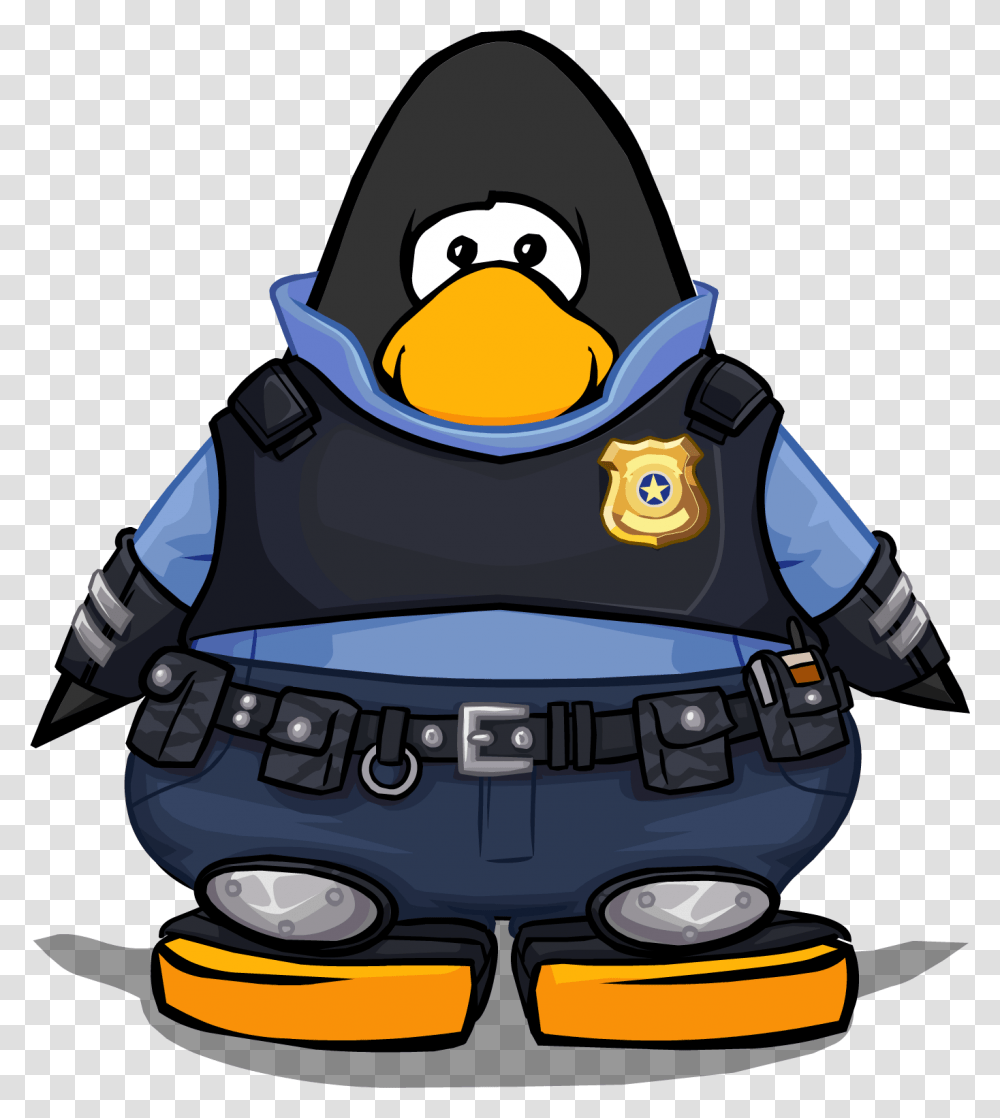 Judy Hopps Costume On A Player Card Club Penguin Detective, Helmet, Apparel, Police Transparent Png