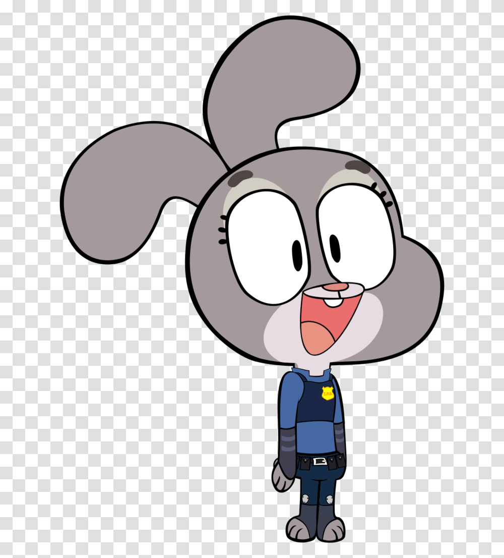 Judy Hopps Gumball Style By Megarainbowdash2000 Gumball, Teeth, Mouth, Lip Transparent Png