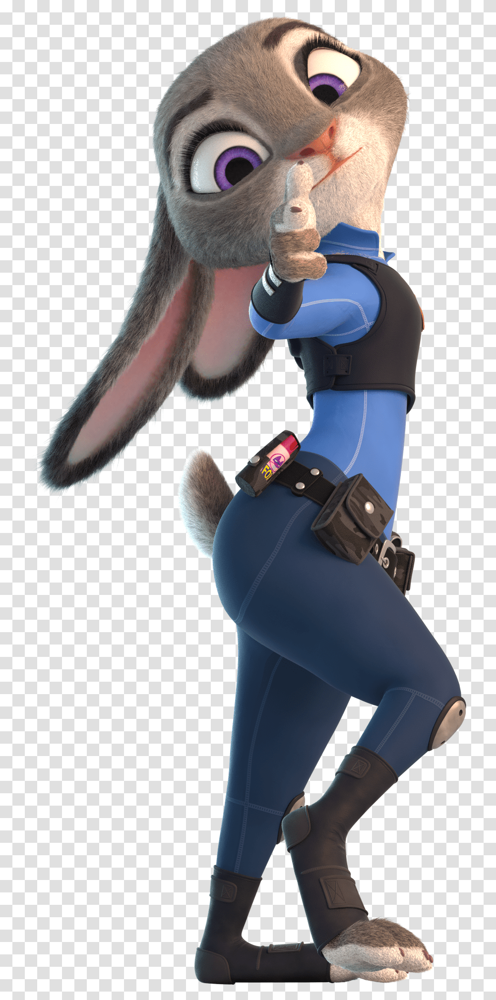 Judy Hopps Police Zootopia, Robot, Person, Human, Toy Transparent Png