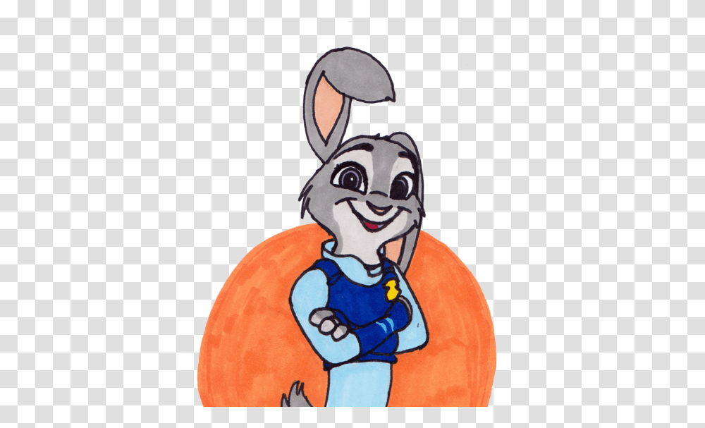 Judy Hopps Zootopia, Animal, Doodle, Drawing Transparent Png