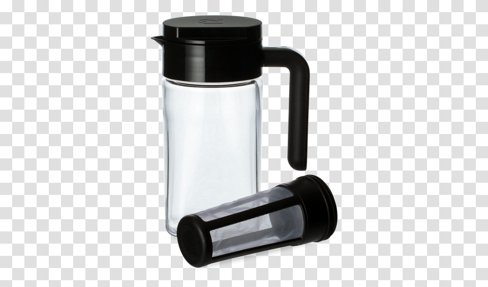 Jug A Lot Black Small Water Bottle, Shaker, Kettle, Pot Transparent Png