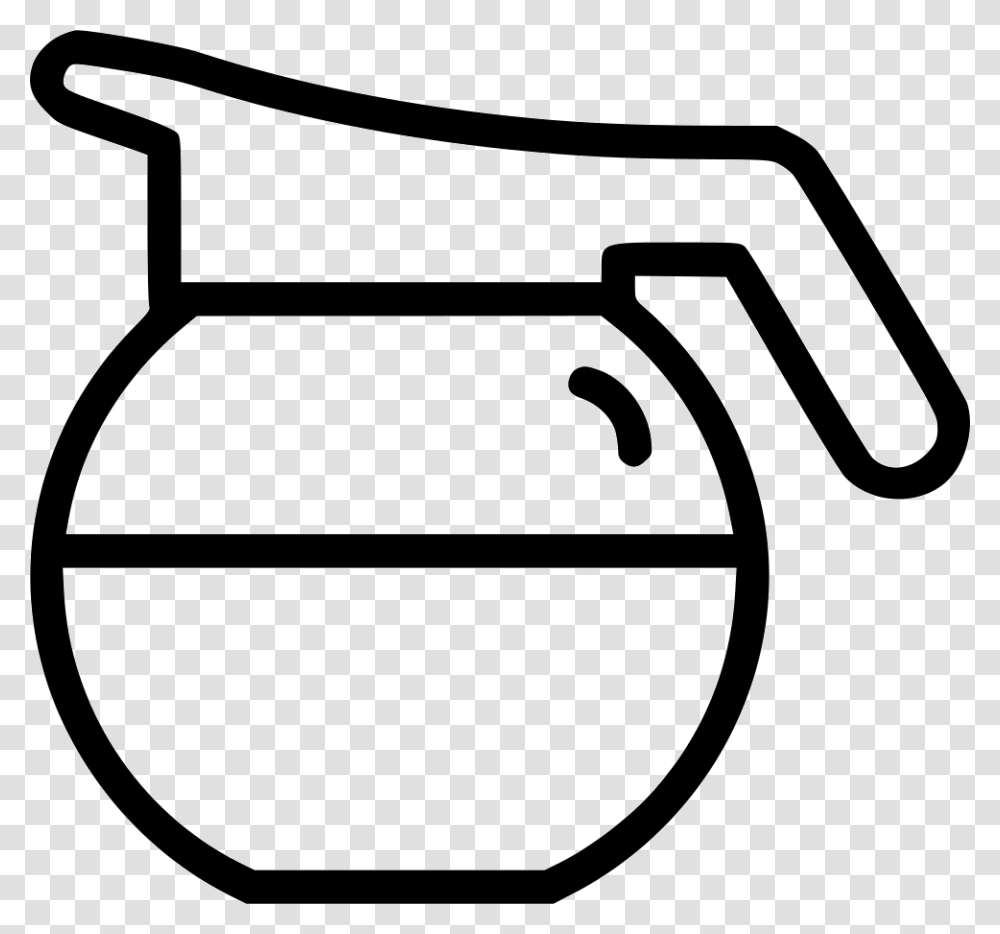 Jug Clipart Water Black And White, Label, Stencil, Lawn Mower Transparent Png
