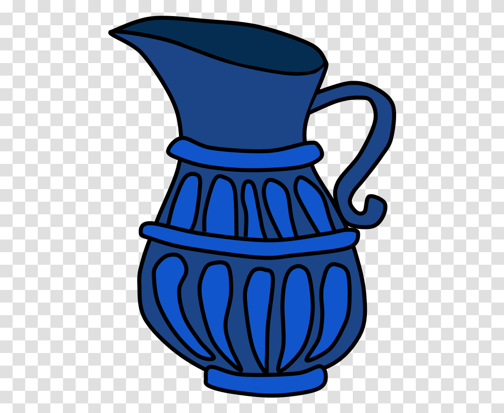 Jug Of Oil Hanukkah Blue Pic Of Jug, Pottery, Jar, Lamp, Vase Transparent Png