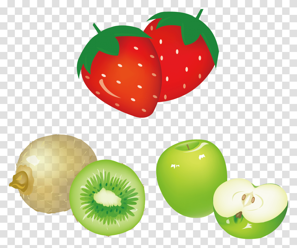Juice Apple Fruit Strawberry Apple Kiwi Download Food Icons, Plant Transparent Png