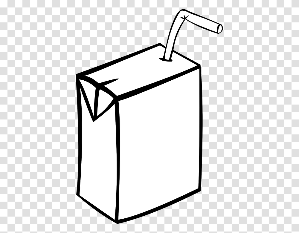 Juice Box Clipart Black And White Juice Box, Paper, Tissue, Paper Towel, Lamp Transparent Png