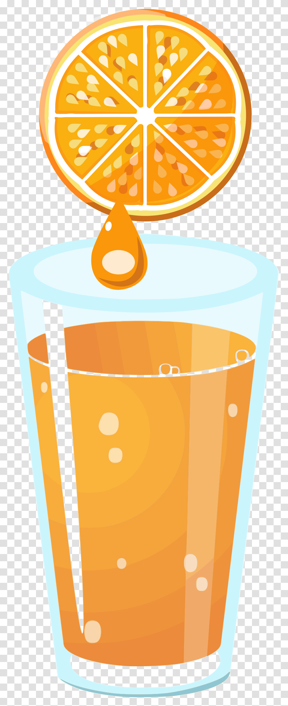 Juice Clipart Florida Orange Glass Of Juice Clipart, Beverage, Drink, Paper, Candle Transparent Png