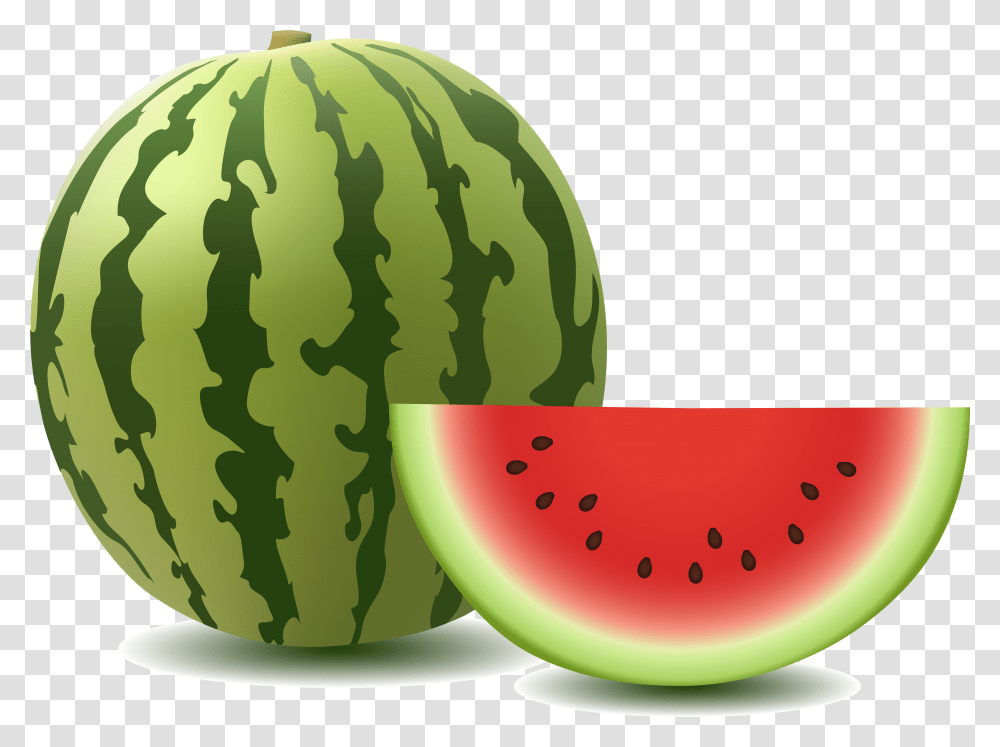 Juice Clipart Water Melon Watermelon, Plant, Fruit, Food Transparent Png
