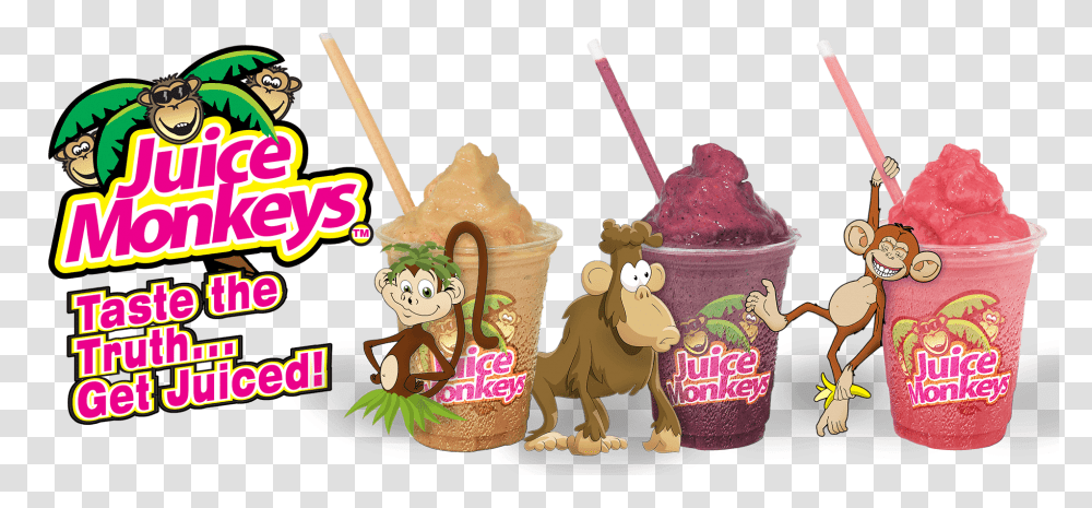 Juice Monkeys, Cream, Dessert, Food, Creme Transparent Png