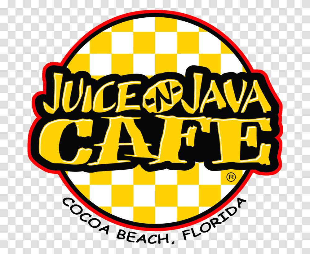 Juice N Java Cocoa Beach Florida Logo Registered Juice N Java, Label, Dynamite, Outdoors Transparent Png