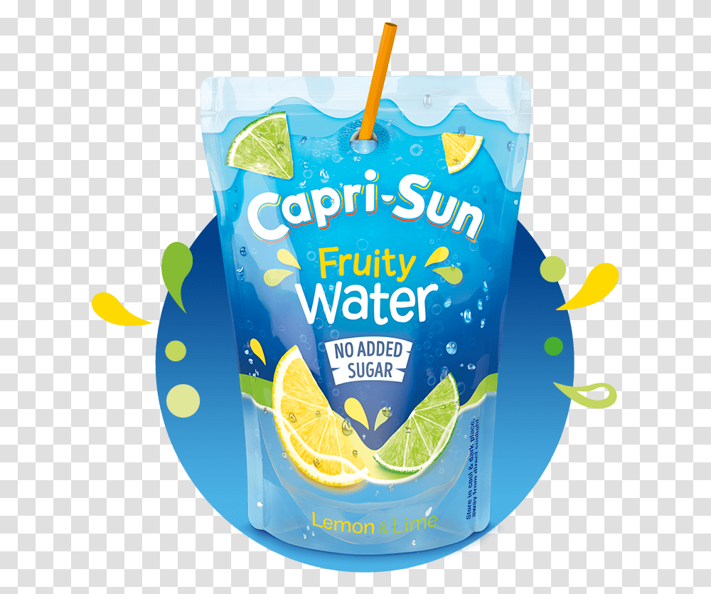 Juice Pouch Clipart Capri Sun Lemon And Lime, Beverage, Drink, Plant, Birthday Cake Transparent Png