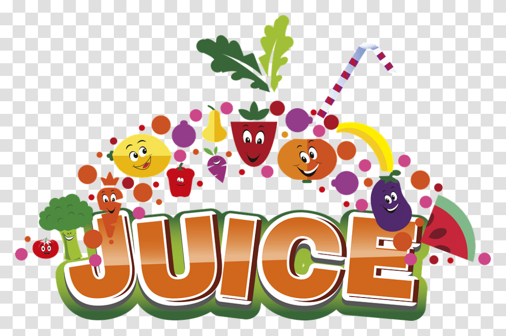 Juices Fruit Color Food Delicious Healthy, Plant, Label Transparent Png
