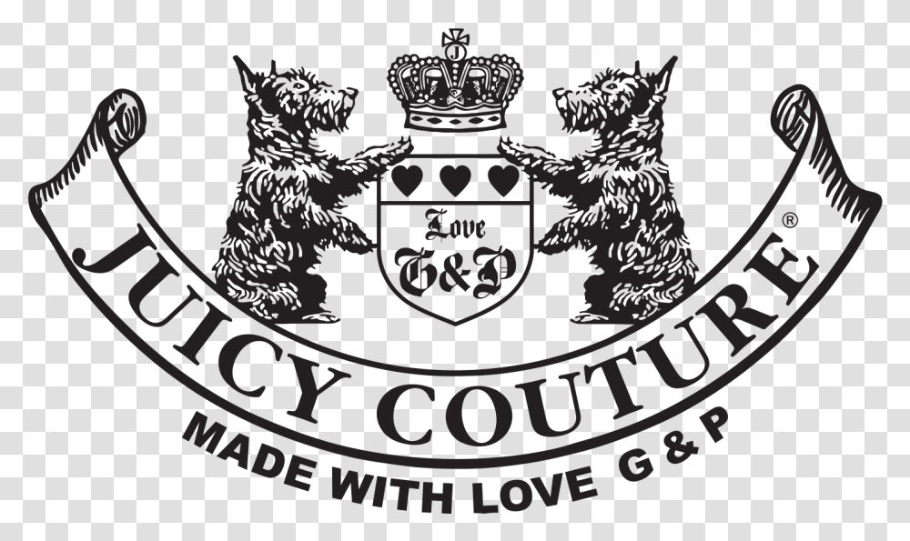 Juicy Couture Logo Juicy Couture, Trademark, Emblem, Cat Transparent Png