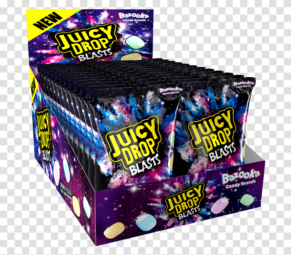 Juicy Drop Blast Bags 45gTitle Juicy Drop Blast Juicy Drop Blast, Candy, Food, Gum Transparent Png