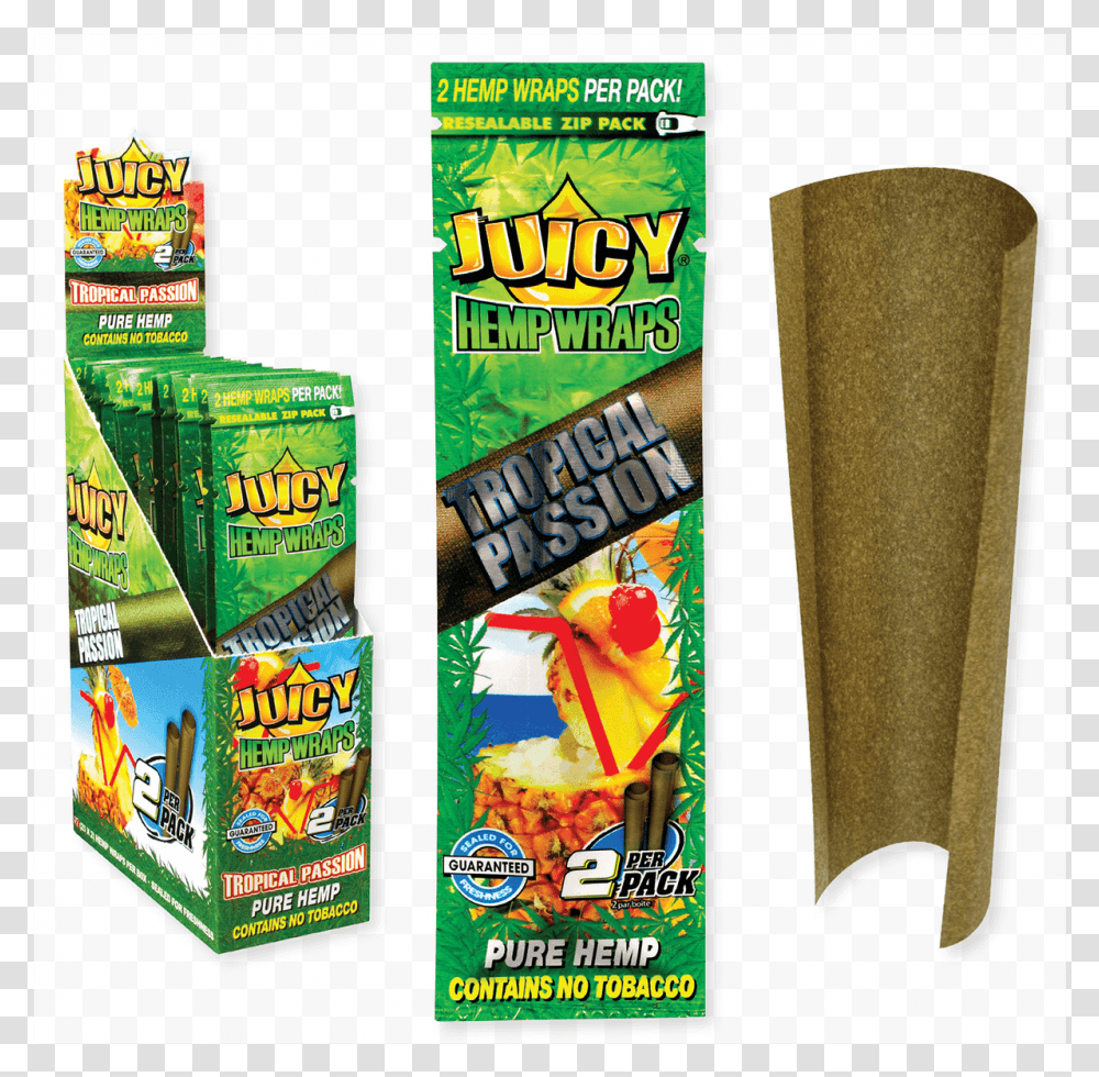 Juicy Jay Hemp Wraps, Poster, Advertisement, Tin, Paper Transparent Png