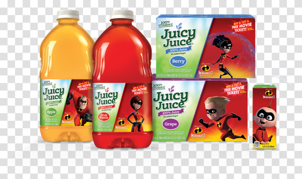 Juicy Juice Incredibles, Beverage, Drink, Person, Human Transparent Png