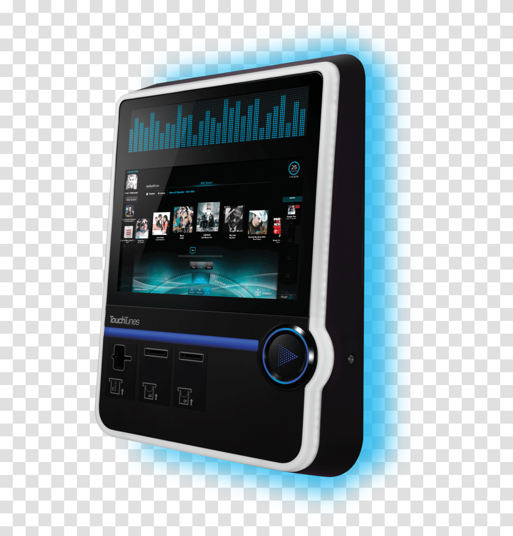 Jukebox Touchtunes Wall Mount Jukebox, Mobile Phone, Electronics, Cell Phone, Screen Transparent Png