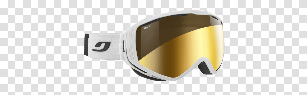 Julbo Ski Goggles Titan White Zebra Flash Gold Julbo, Accessories, Accessory, Tape, Sunglasses Transparent Png