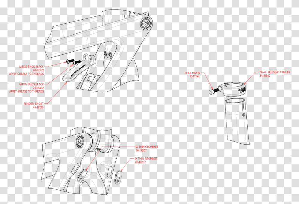 Juliana Bicycles Sketch, Machine, Motor, Weapon Transparent Png