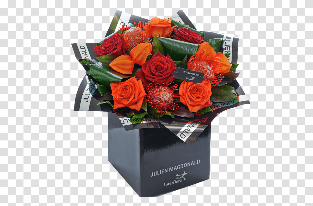 Julien Macdonald Dazzling Autumn Rose Hand Tied Happy Birthday Luxus Girl Rosen, Floral Design, Pattern Transparent Png