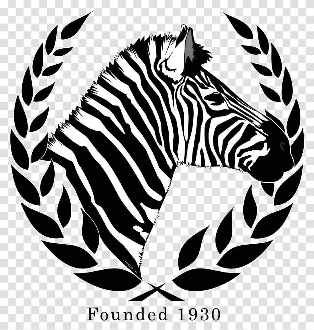 Julius Caesar Crown, Animal, Stencil, Zebra, Wildlife Transparent Png