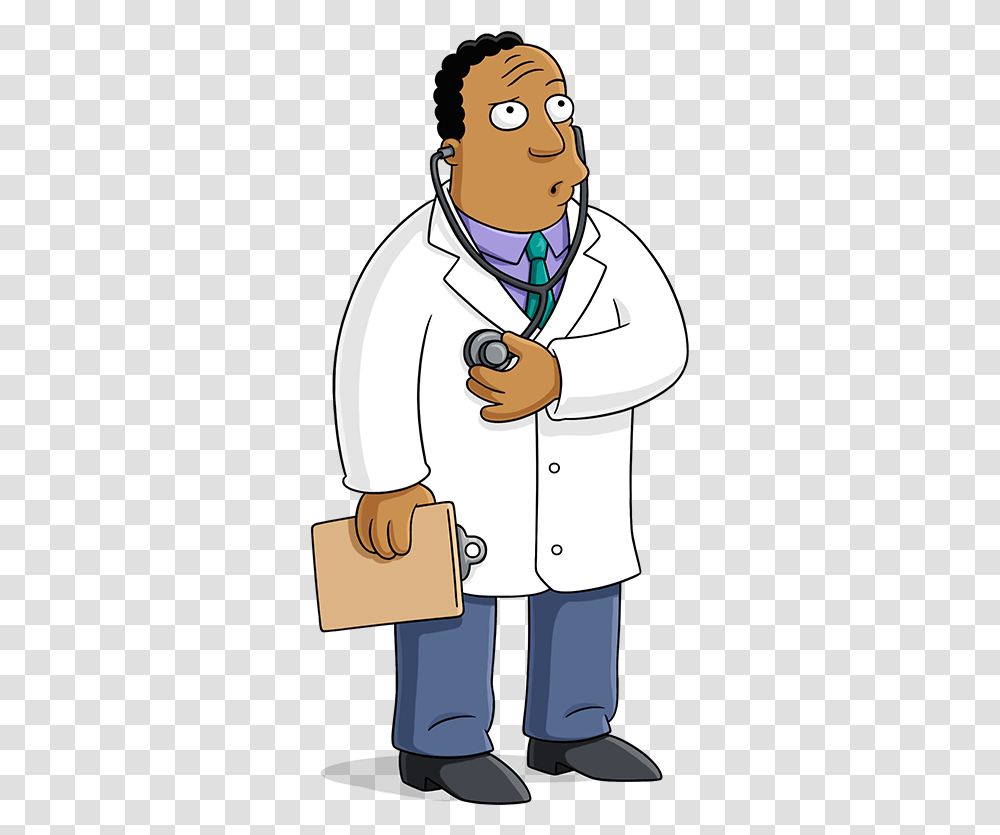 Julius Hibbert Los Simpson Doctor Hibbert, Person, Human, Apparel Transparent Png