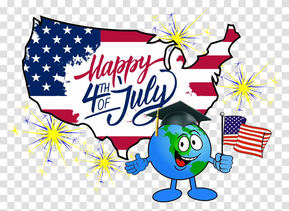 July 4th Let Freedom Ring Cartoons Transparent Png