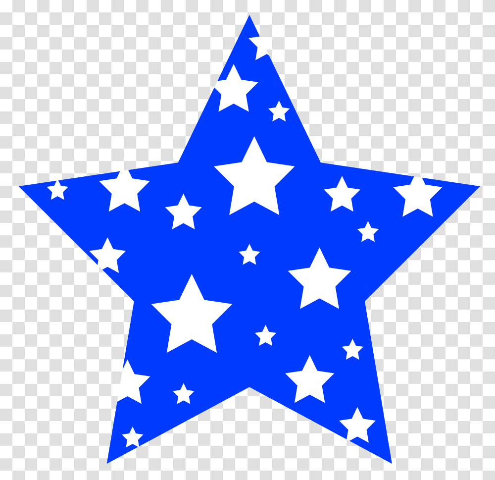 July Cliparts Borders, Star Symbol Transparent Png