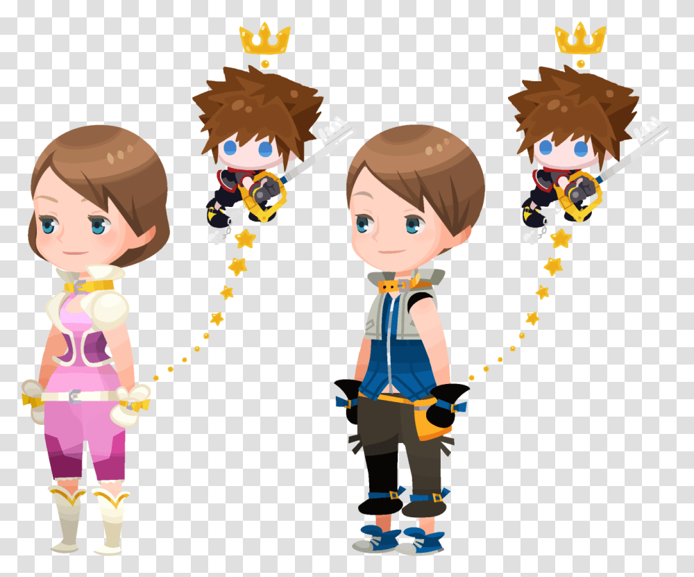July Coli Kingdom Hearts Union X Avatar Outfits, Person, People, Toy Transparent Png