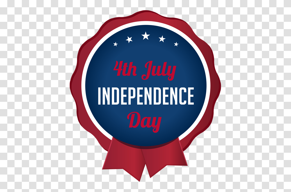 July Independence Day Clip Art Image Of July, Word, Label Transparent Png