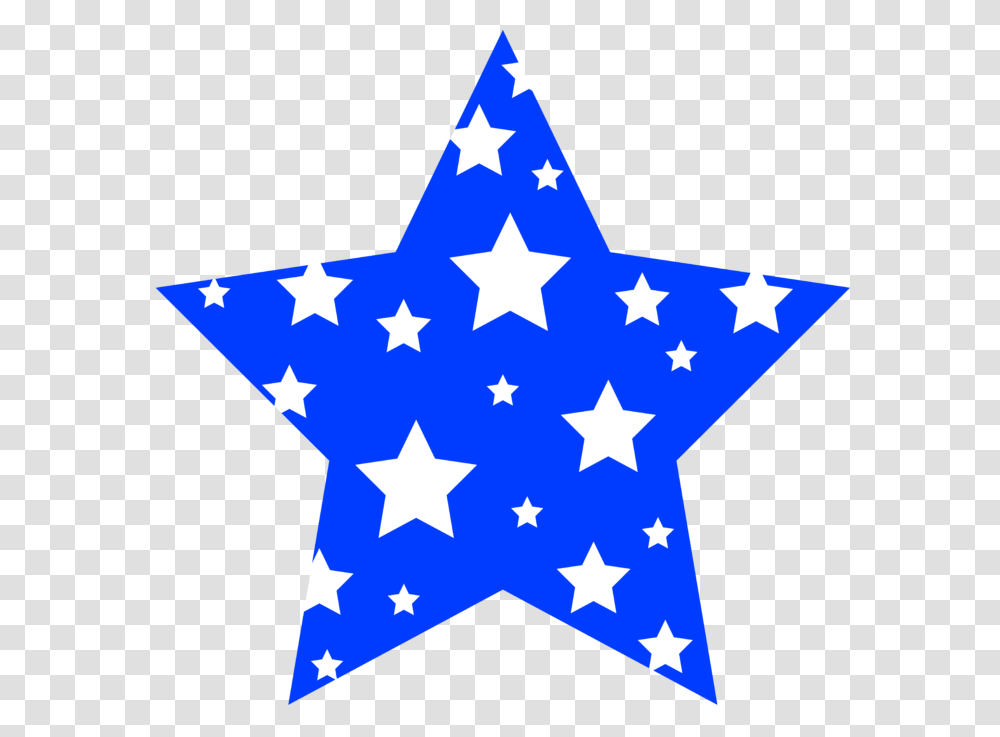 July New Year Star Blue Clip Art, Star Symbol, Flag Transparent Png