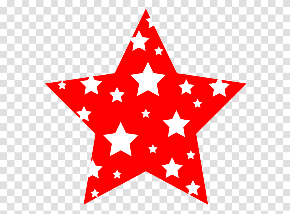July New Year Star Red Clip Art, Star Symbol Transparent Png